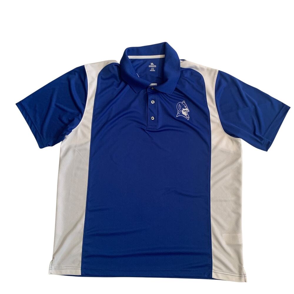 KA Knights Apparel Men's Size XL (46/48) Duke University Blue Devils Polo Shirt